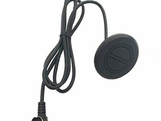 Interruptor controlador manual Reclinable eléctrico Enchufe 5 pines 2 botones para sofá Reclinable eléctrico con cable Redondo Práctico Uso doméstico Silla elevadora Conector flexión fijo Remoto