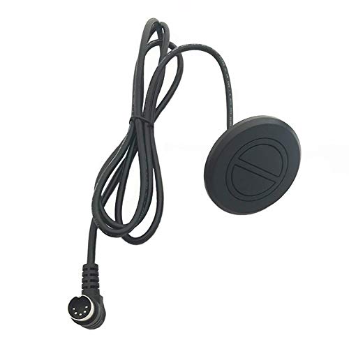 Interruptor controlador manual Reclinable eléctrico Enchufe 5 pines 2 botones para sofá Reclinable eléctrico con cable Redondo Práctico Uso doméstico Silla elevadora Conector flexión fijo Remoto