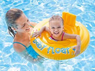 Intex 56585EU - Flotador hinchable bebé 70 cm circular de 6 a 12 meses