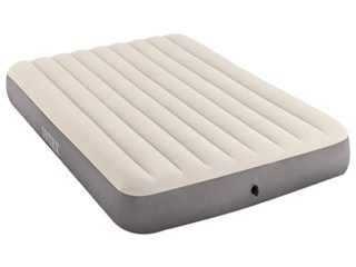 INTEX 64103 - Colchón hinchable Dura-Beam Standard DELUXE Single-High - 152 x 203 x 25 cm, Multicolor