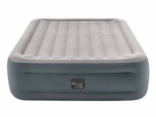 Intex 64126NP - Cama de Aire para 2 Essential Rest, Color Gris, 152 x 203 cm