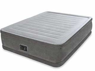 Intex 64414 - Fibertech comfortplush Colchón hinchable, 152 x 203 x 46 cm