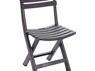 Ipae-Progarden Silla Plegable Komodo Antracita, Plástico