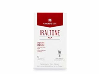 Iraltone Aga Capsulas - Complemento Alimenticio Para El Manejo de la Caída Capilar Crónica, Marrón, 60 Capsulas