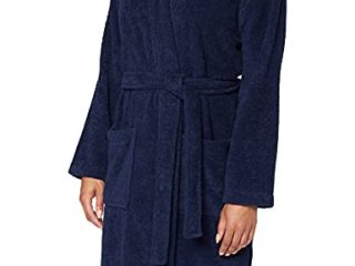 Iris & Lilly, Albornoz Corto de Rizo para Mujer, Azul (Blue), M