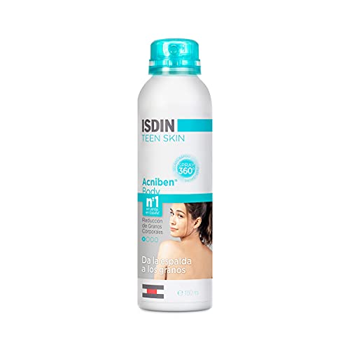 ISDIN ACNIBEN Body Spray Corporal De Secado Rápido - Reducción de Granos Corporales, 150 ml
