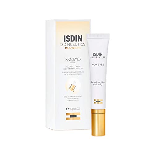 ISDIN Isdinceutics K-Ox Eyes, Crema Contorno de Ojos para Bolsas y Ojeras, con Vitamina K-Óxido y Ácido hialurónico, 15 g