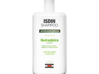 Isdin Nutradeica Champú Anticaspagrasa, Reduce la Descamación, el Picor y el exceso de Sebo 1 x 400ml