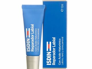 ISDIN Reparador Labial Fluido, Protege y repara los labios, la nariz y la zona perioral, con ácido hialurónico, 10ml