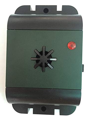 ISOTRONIC Ahuyentador ultrasónico de pájaros, palomas, gorriones, gaviotas, cuervos | Anti palomas con ultrasonidos | Repelente acústico de aves | Espantapájaros | Para balcones, fachadas, terrazas