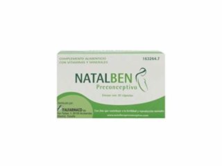 ITALFARMACO NATALBEN PRECONCEPTIVO DE 30 CAPSULAS CON ZIN
