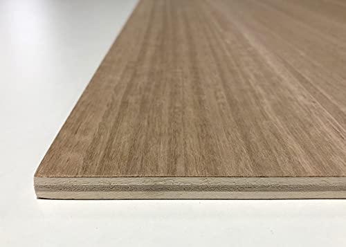 IVERICO® - Contrachapado Fenólico WBP, Clase III, Madera de Okume y Chopo. Corte a Medida: (Grosor 10mm, 220 x 60 cm, Pack 2ud)
