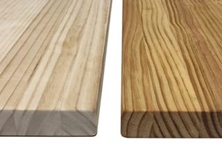 IVERICO® - Tablero de Madera Maciza, Pino Radiata, Natural, Lijado, Cara Principal sin Nudos, para Mesas, Encimeras, Escritorios. Corte a Medida: (30mm, Sin Barnizar, 119 x 60 cm)
