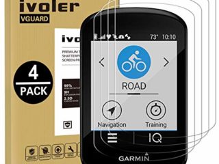 ivoler 4 Piezas Protector de Pantalla para Garmin Edge 530 / Garmin Edge 830, Cristal Vidrio Templado Premium para Garmin Edge 530 / Garmin Edge 830