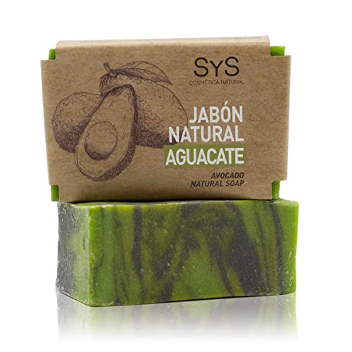 JABON NATURAL SYS 100g AGUACATE.100 % Vegano Natural con aceites esenciales Terapéuticos poder regenerador, posee propiedades cicatrizantes, emolientes.. vegano
