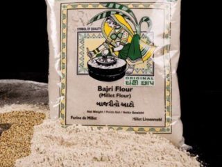 Jalpur - Harina gruesa de mijo - molida a la piedra - Bajri - 500 g