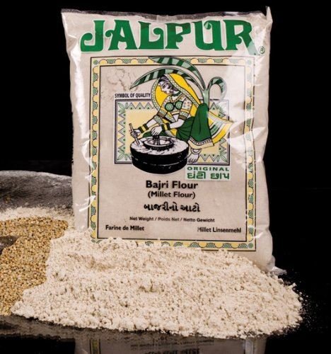 Jalpur - Harina gruesa de mijo - molida a la piedra - Bajri - 500 g