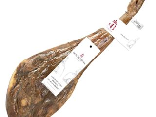 Jamón de Cebo Ibérico 50% Raza Ibérica - Jamón Ibérico con Peso Aproximado de 8,5 kilos - Pieza Entera con Curación de Mínimo 24 Meses - What Jamón?