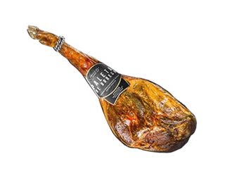 Jamon serrano curado |12 a 15 meses curación Producto de la península Ibérica | No deshuesado con hueso (4/4.5Kg Paletilla)