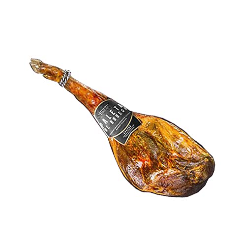Jamon serrano curado |12 a 15 meses curación Producto de la península Ibérica | No deshuesado con hueso (4/4.5Kg Paletilla)