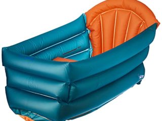 Jané Bañera Hinchable 3 Posiciones, 30 Litros, Apto desde el Nacimiento, Posiciones Evolutivas, con Separador y Reposacabezas