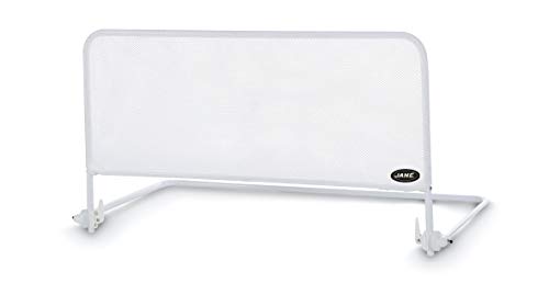 Jané Barrera de Cama Abatible Básica, en Color Blanco, Largo 90 Cm, Compatible con Cama Convencional y Plegatín