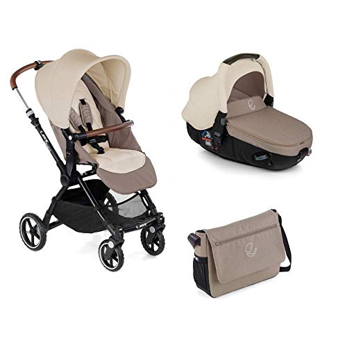 Jané Kendo Cochecito de bebe 2 piezas, Silla de Paseo y Portabebé Convertible en Capazo Matrix Light 2, freno de pie, chasis de aluminio de 6,8 kg, plegado compacto, incluye bolso