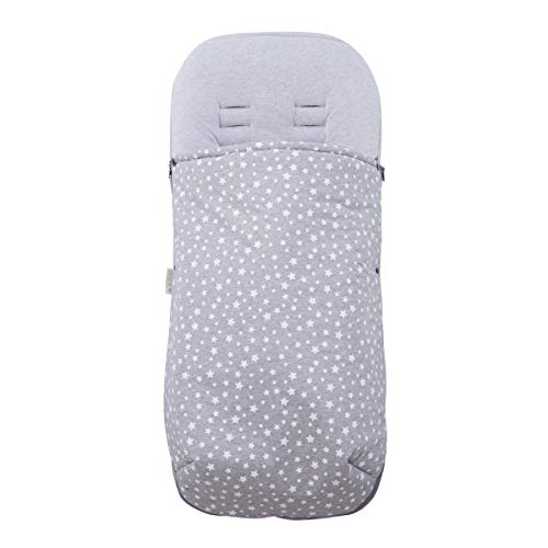 JANABEBE Saco para Baby Jogger City Mini Joolz (ALGODON, WHITE STAR)