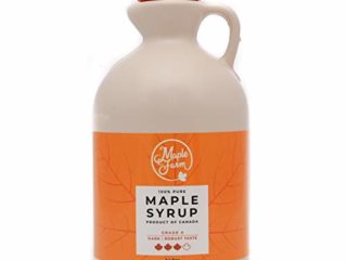 ⭐Jarabe de arce Grado A (Dark, Robust taste) - 1 litro (1,35 Kg) - Miel de arce - Sirope de Arce - Original maple syrup