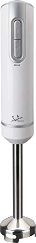 Jata BT158 - Batidora de mano con doble cuchilla, Pie desmontable de acero inoxidable, 2 velocidades, Vaso medidor incluido, 700 W