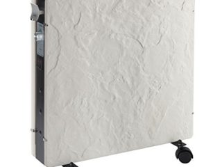 Jata Dual-Kherr-Optimax Acumulador de silicio, 2000 W, Acabado Exterior Pizarra, Textura de Piedra Natural Blanca