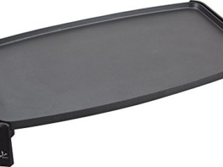 Jata GR195 Plancha de Asar Cocina por Igual en Toda la Superficie 46 x 25 cm Antiadherente Libre de PFOA Muy resistente al rayado Fácil limpieza con Bandeja Colectora de Salsas