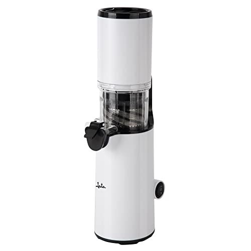 Jata JELI1201 - Licuadora de extracción lenta para frutas, verduras y hortalizas. Desmontable. Fácil almacenaje. Licuado continuo. Filtro de acero inoxidable. Incluye cepillo. Base antideslizante