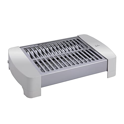 Jata JETT0201 - Tostador plano horizontal pequeño. 2 resistencias de cuarzo. Bandeja recogemigas extraíble. 300 W. Fácil almacenaje: 34 x 19 x 7 cm