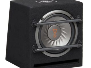 JBL BassPro 8 Altavoz de subwoofer Coche Activo en Cajon - 800 Watt Harman Kardon Woofer Graves 20cm con amplificatore subgraves Auto Clase D 100 vatios RMS en Carcasa Bass Reflex de Puerto ranurado