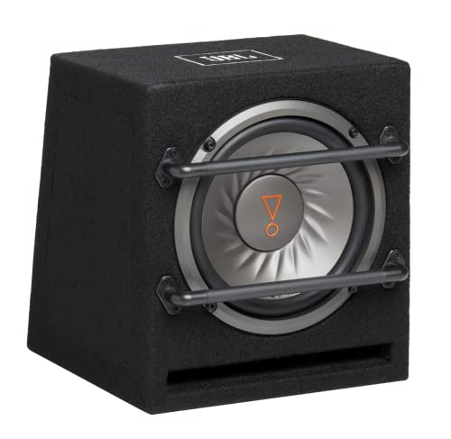JBL BassPro 8 Altavoz de subwoofer Coche Activo en Cajon - 800 Watt Harman Kardon Woofer Graves 20cm con amplificatore subgraves Auto Clase D 100 vatios RMS en Carcasa Bass Reflex de Puerto ranurado