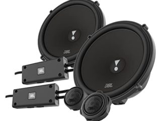 JBL Stadium 62CF Juego de Altavoces Coche de 2 vías y 16 cm de Harman Kardon - Sistema de Sonido de Altavoz Coche de componentes 330 vatios - Echo Auto 165 mm con tweeters y Cruces Separados