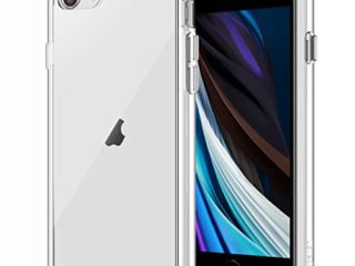 JETech Funda Compatible iPhone SE 3/2 (Modelo 2022/2020), iPhone 8 y iPhone 7, Anti- Choques y Anti- Arañazos (Transparente)