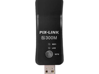 JIEMEIMEI Receptor Dongle, TV USB WiFi Adaptador Dongle Dongle 300mbps Receptor Inalámbrico Universal Rj45 WPS para Samsung LG Sony Smart TV