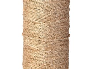 jijAcraft Cuerda de Yute Cordel Manualidades, 100 Metros, para Decoración, Bricolaje, Aplicaciones de Jardinería, Embalaje
