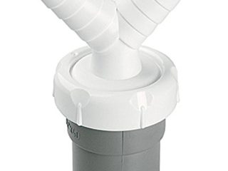 Jimten 022070 - Enlace mixto macho PVC con doble toma auxiliar