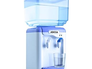Jocca Dispensador de Agua con depósito de 7 litros, Blanco y azul, 24.5 x 23 x 34 cm