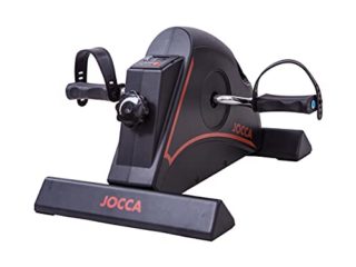 Jocca - Pedaleador Estático | 4 Funciones |Pantalla Digital l Aparatos para hacer ejercicio casa | pedaleador antideslizante