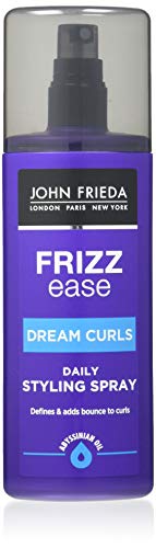 John Frieda Spray Dream Curls 200ml | Rizos Perfectos | Rizos Definidos | Pelo Rizado | Antiencrespamiento