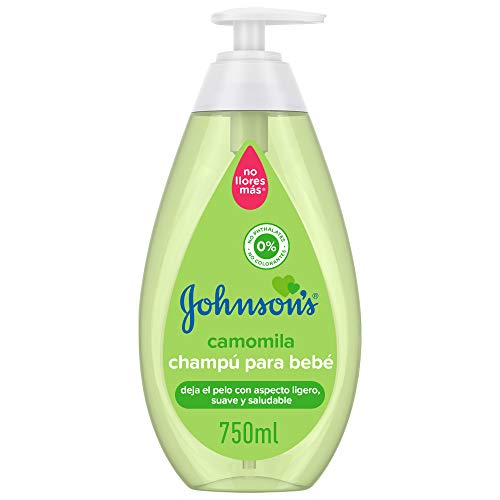 Johnson'S Baby Champú con Camomila Para Bebés, Floral, 750 Ml