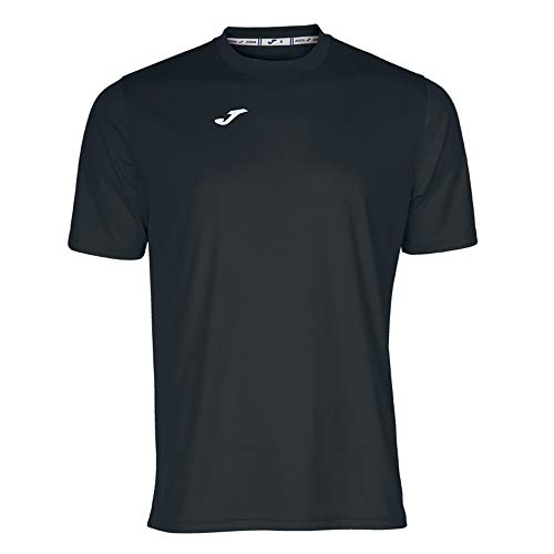 Joma Combi - Camiseta de Manga Corta, Hombre, Negro, M