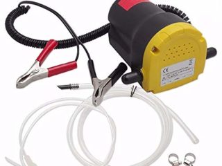 JOMAFA Bomba Extractora de Aceite DC 12V 60W Bomba de transferencia de combustible (no gasolina) y Aceite para Auto, Moto, Quad, furgon