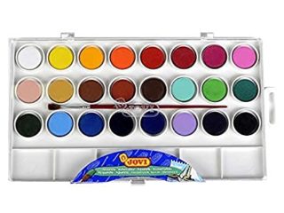 Jovi-725001 Estuche Acuarelas, Color Surtido, Unidad (Paquete de 1) (800 24)