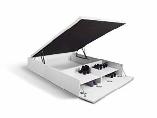 JPP Canapé abatible, Gran Capacidad de almacenaje mas Zapatero, Color Blanco. Montaje Gratis. (190.00, 150.00)