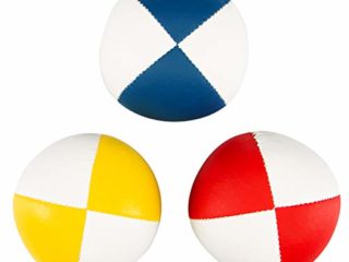 Juego de 3 Pelotas de Malabares Diabolo Premium Soft de Dos Tonos - 67mm Ø ✓ Pelota de Malabares con Relleno ✓ Repelente al Agua ✓ I Juego de Malabares para jóvenes y Adultos